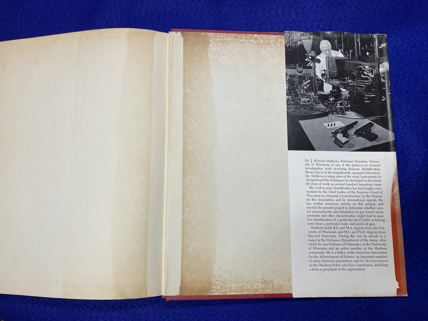 Firearms Identification Vol 1. 1st edition by Howard Mathews