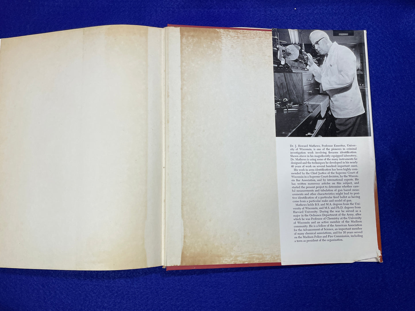 Firearms Identification Vol II. by Howard Mathews 1st edition