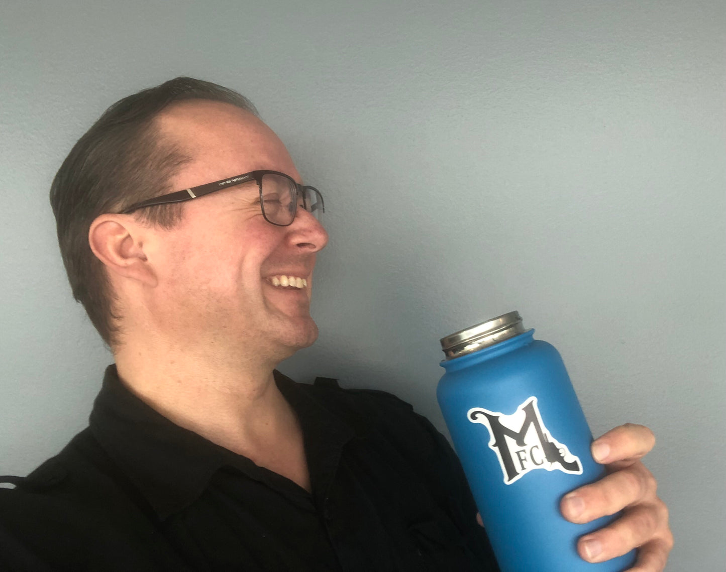 Pegatina con el logo 'MFC' del Medio Oeste - Mate