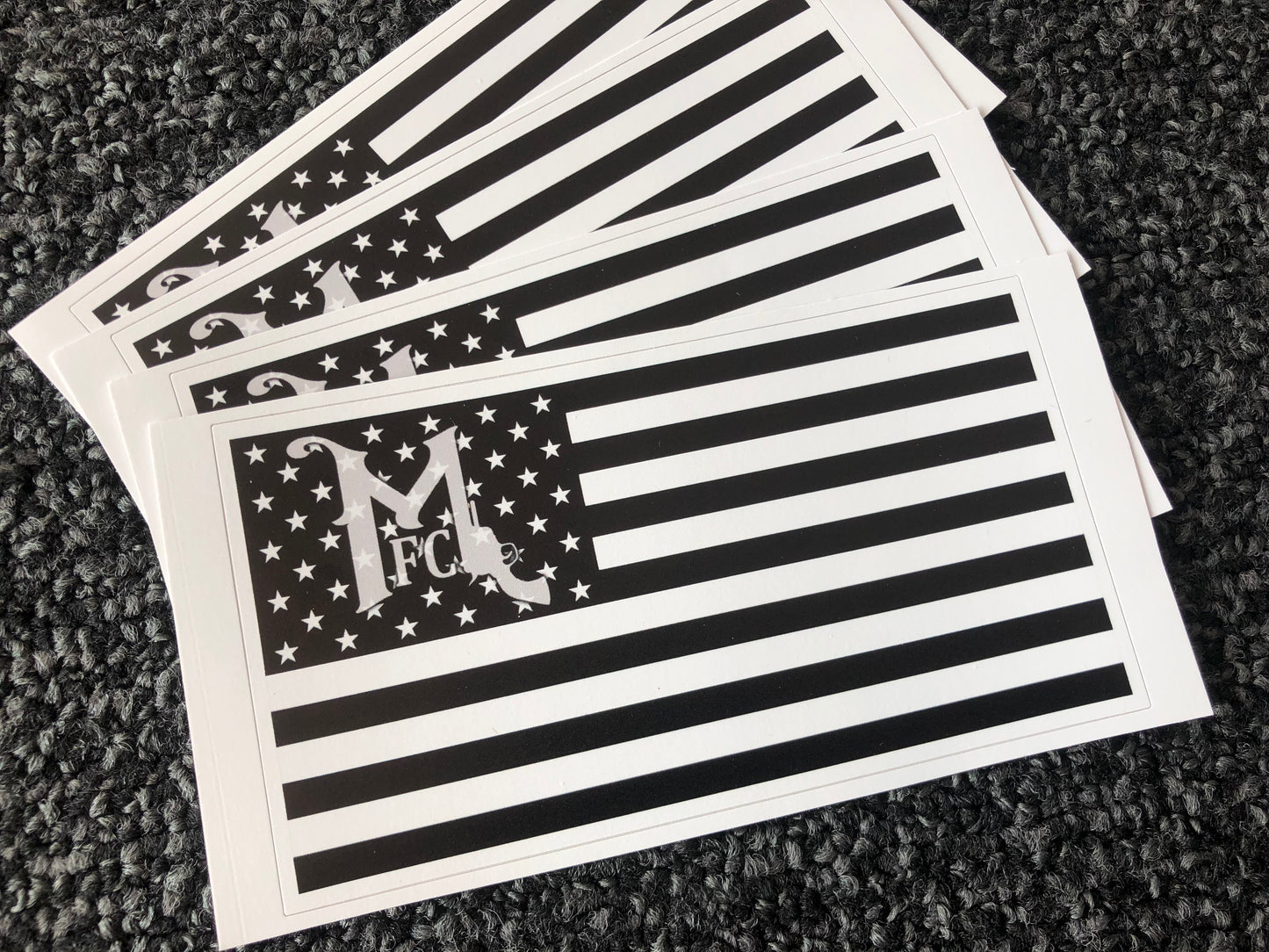 Pegatina con el logotipo de la bandera del Medio Oeste.