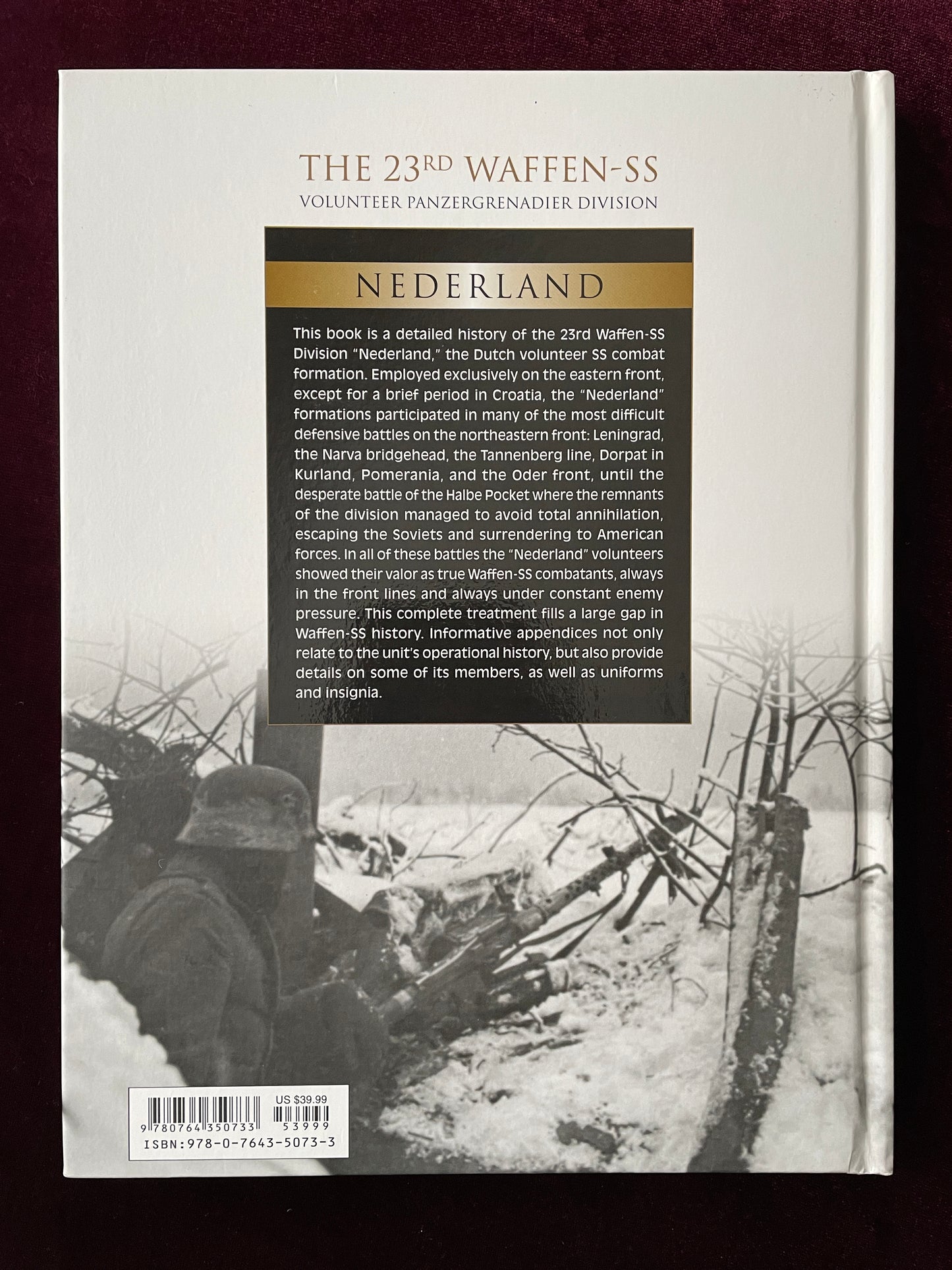 The 23rd Waffen-SS Volunteer Panzergrenadier Division, Nederland.