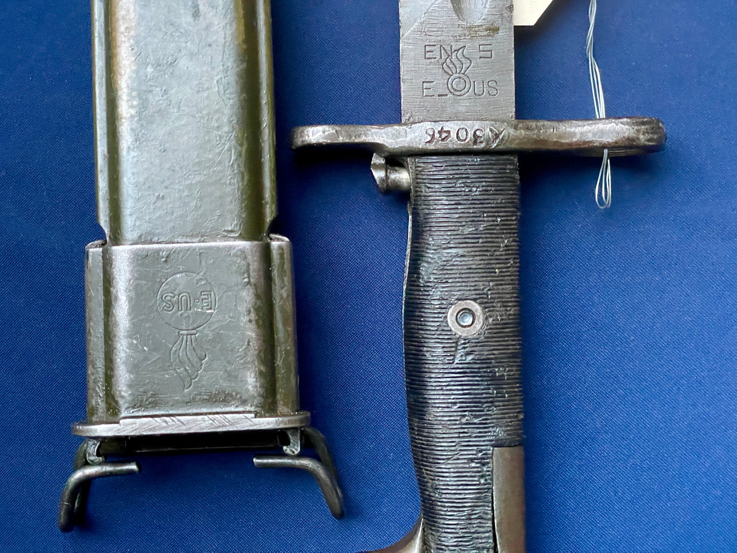 Greek M1 bayonet with scabbard