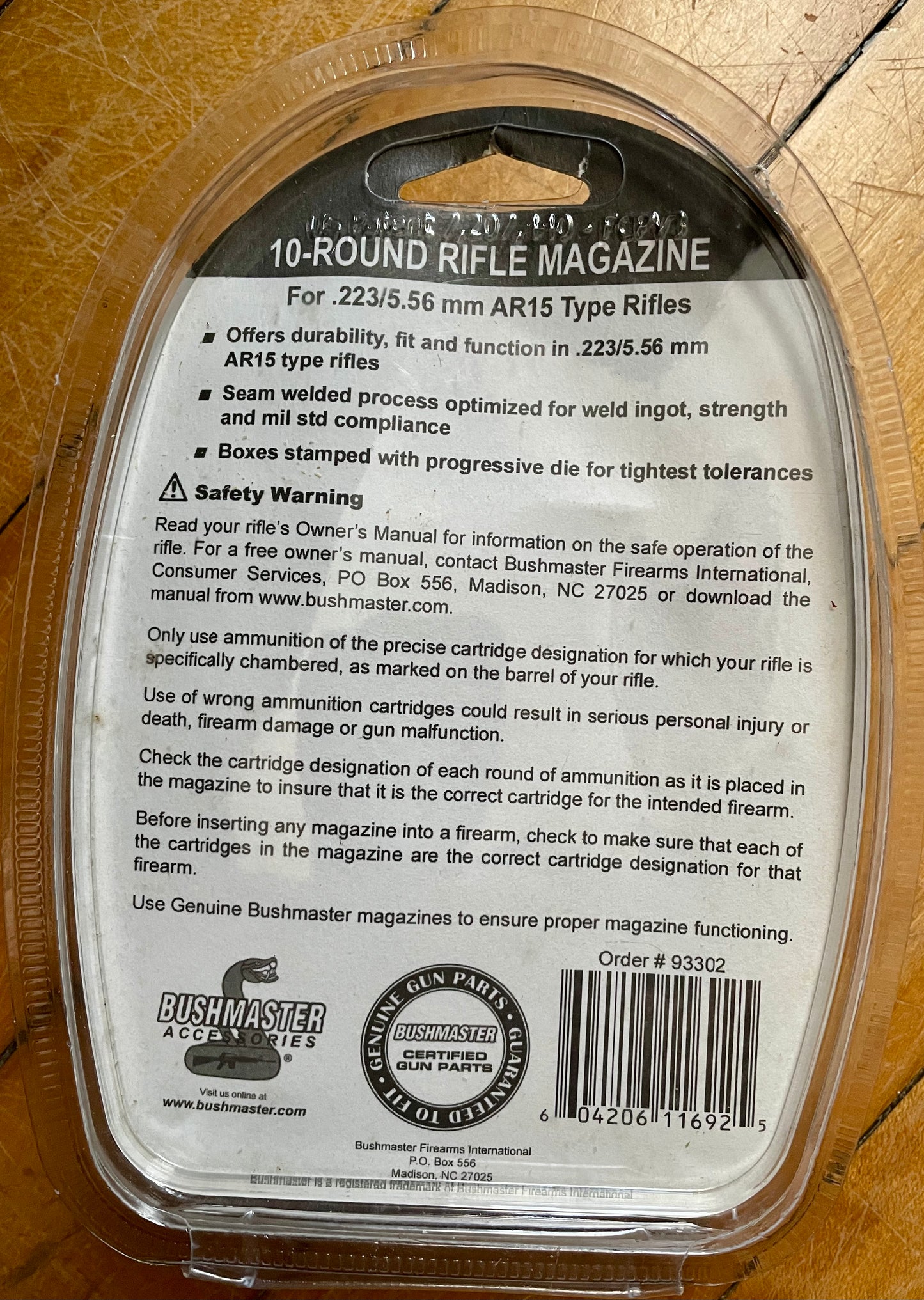 NOS Bushmaster 10 round 5.56/223 magazine