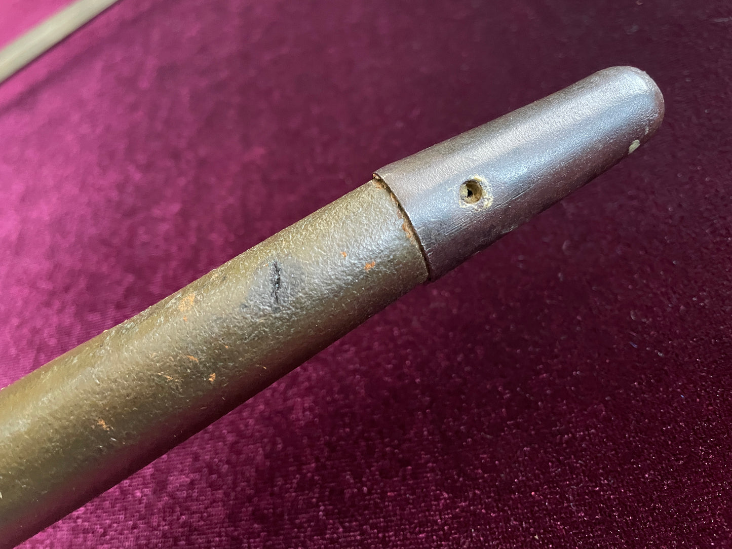 U.S. 1917 L. F. & C. type 2 trench knife with scabbard.