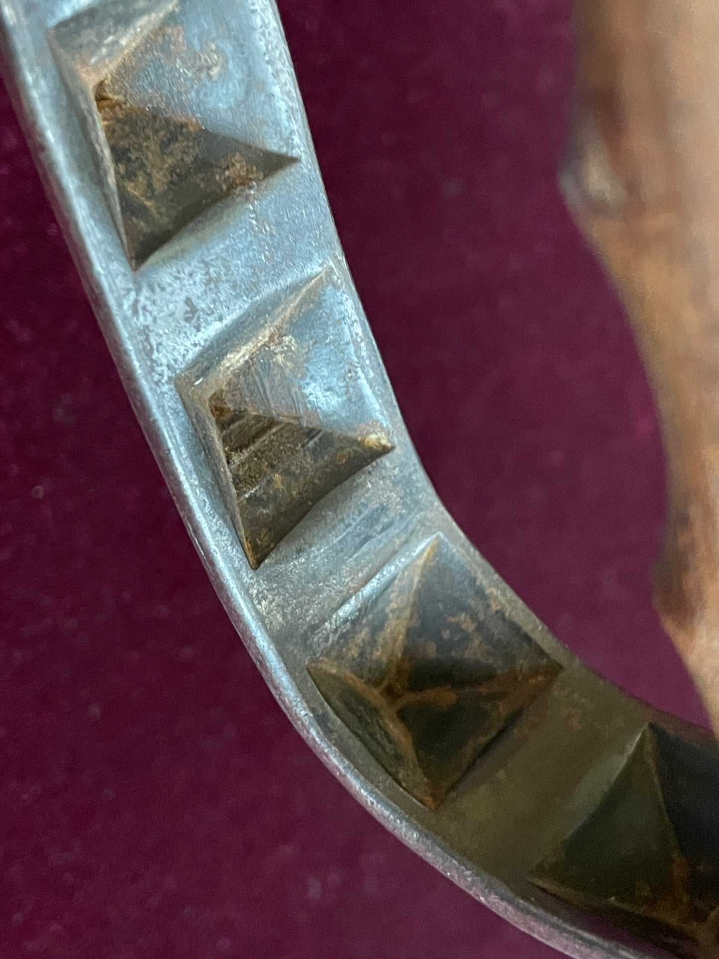 U.S. 1917 L. F. & C. type 2 trench knife with scabbard.