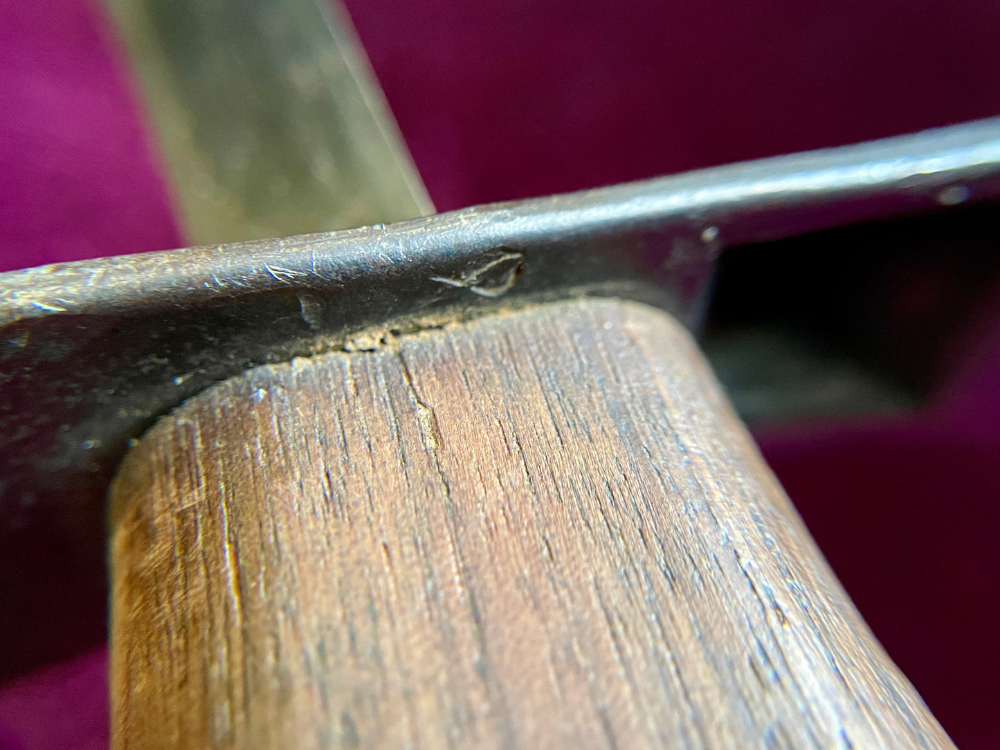 U.S. 1917 L. F. & C. type 2 trench knife with scabbard.