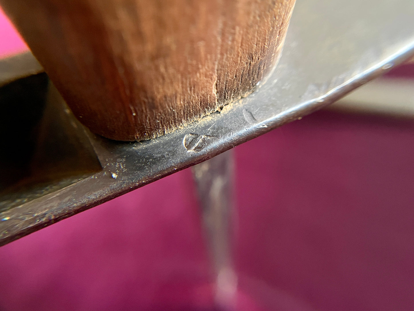 U.S. 1917 L. F. & C. type 2 trench knife with scabbard.