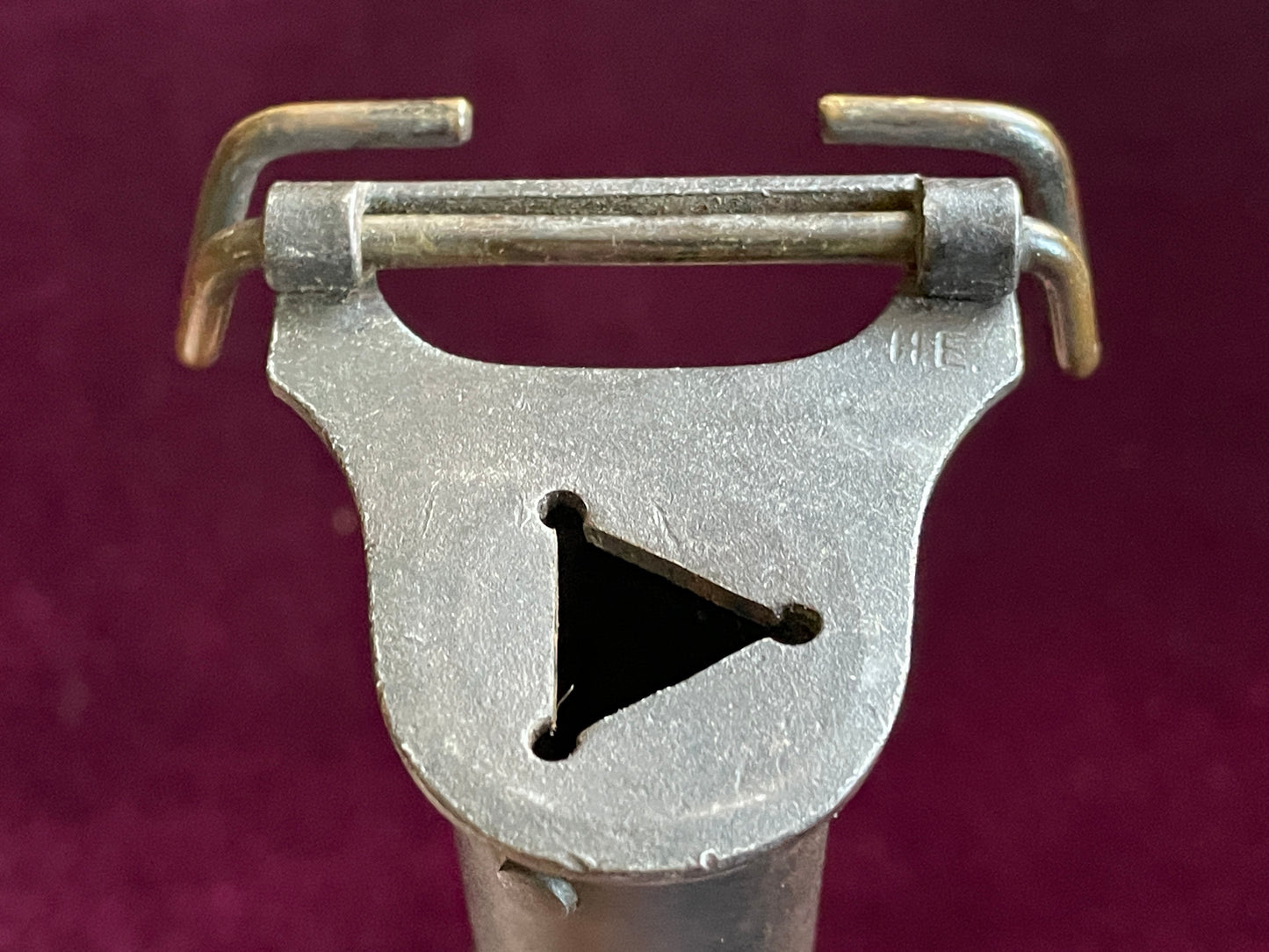 U.S. 1917 L. F. & C. type 2 trench knife with scabbard.