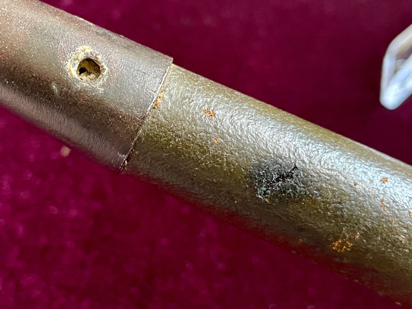 U.S. 1917 L. F. & C. type 2 trench knife with scabbard.