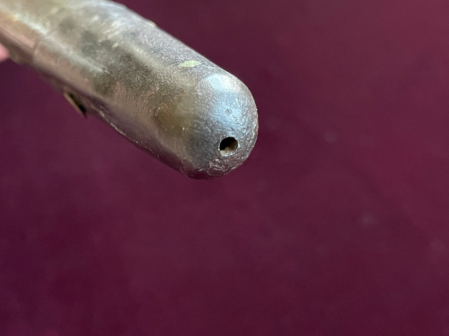 U.S. 1917 L. F. & C. type 2 trench knife with scabbard.