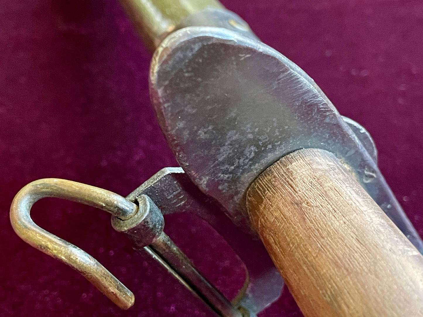 U.S. 1917 L. F. & C. type 2 trench knife with scabbard.