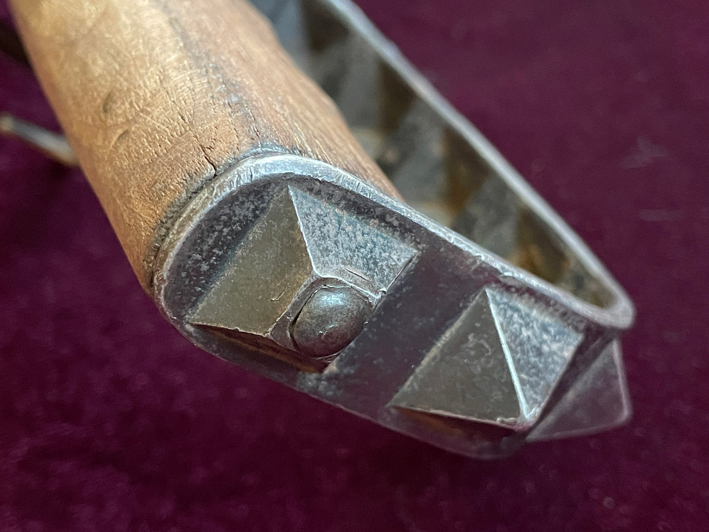 U.S. 1917 L. F. & C. type 2 trench knife with scabbard.