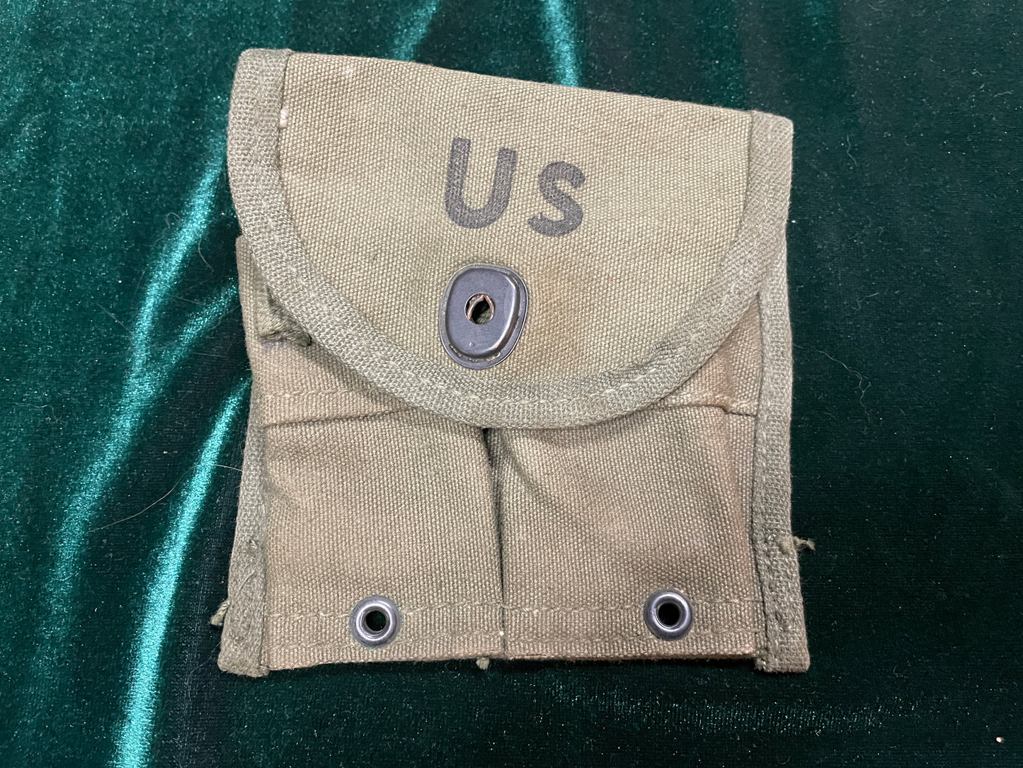 US M1 carbine magazine pouch, Korean war era.
