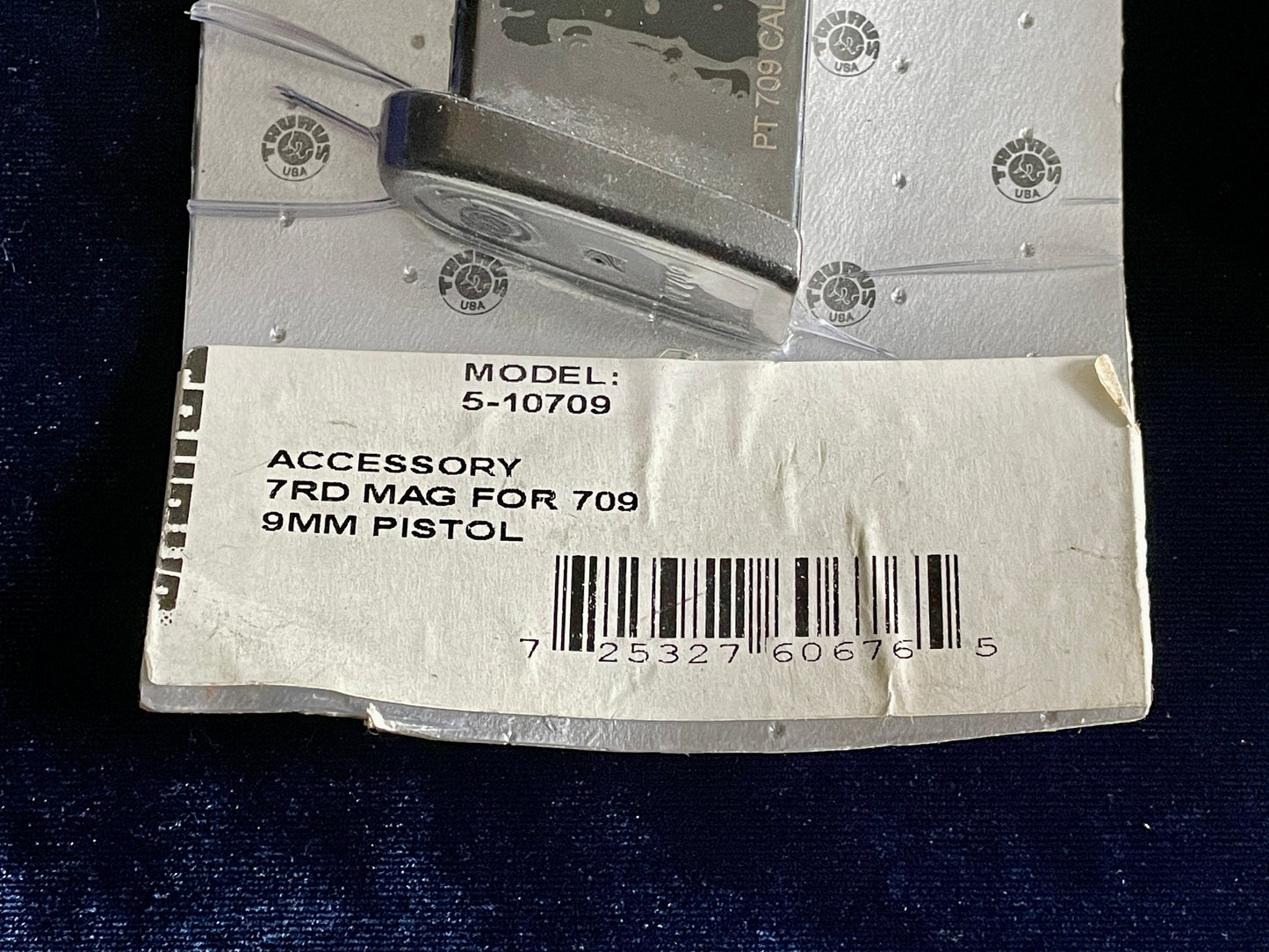 (2)Taurus PT 709 7 rd 9mm mag. First gen OEM factory mags