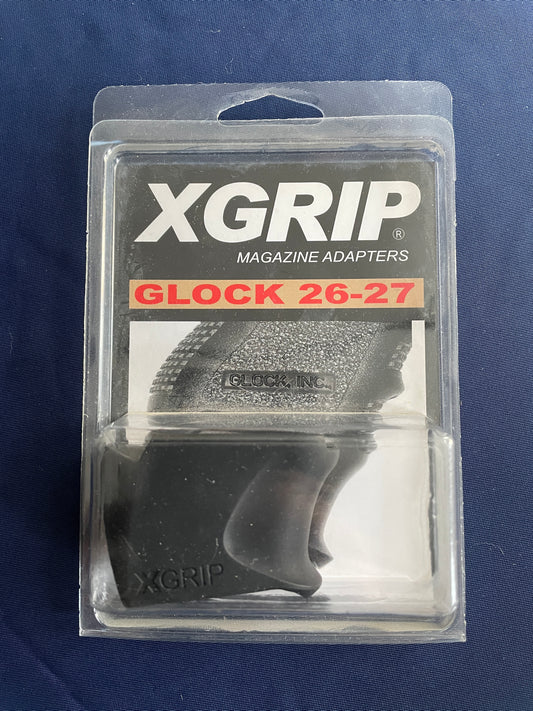 XGRIP GL26-27 magazine adaptor for Glock 26-27. Use g17/g22 mags in your G26/27!