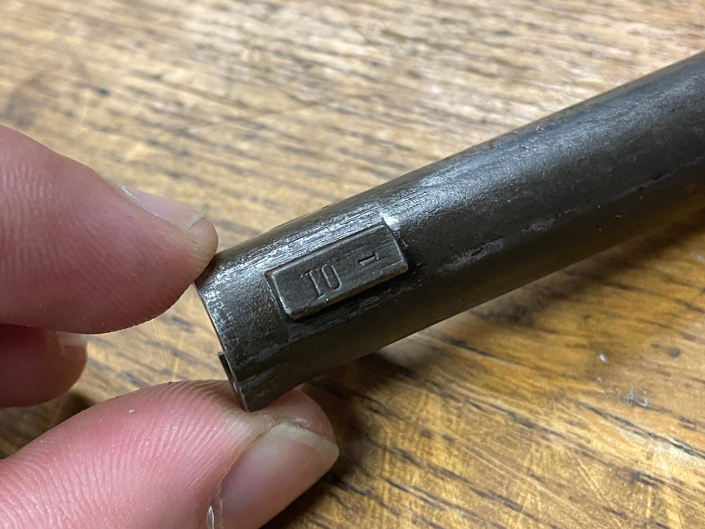 Inland "OI" "1" marked m1 carbine bolt, type III round.