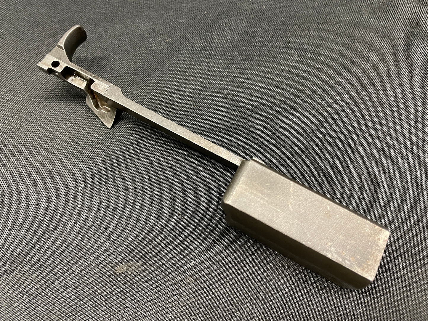 "IP" marked Type III M1 carbine operating slide WWII. Irwin Peterson