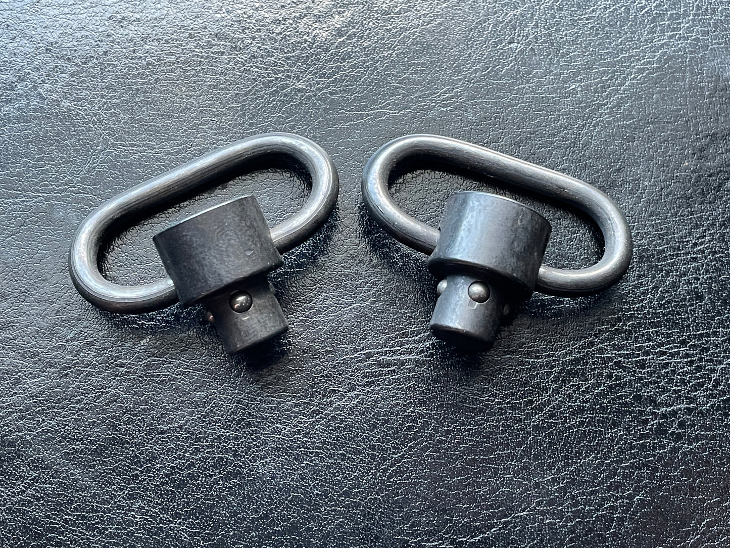 QD sling swivel pair. Unmarked, NOS, good quality. FREE SHIPPING