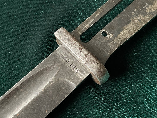 K98 bayonet, stripped. German WWII marked bayonet body