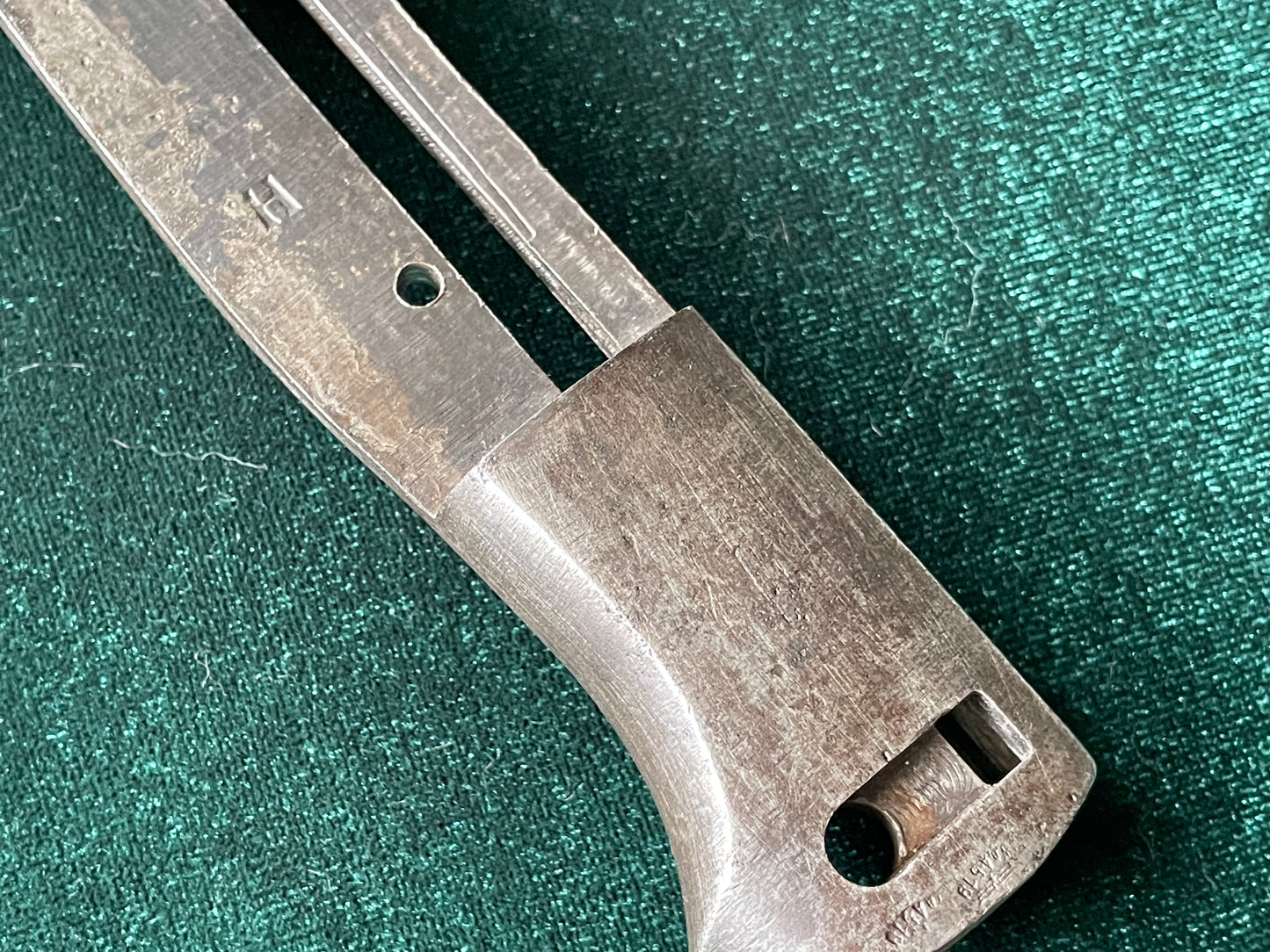 K98 bayonet, stripped. German WWII marked bayonet body