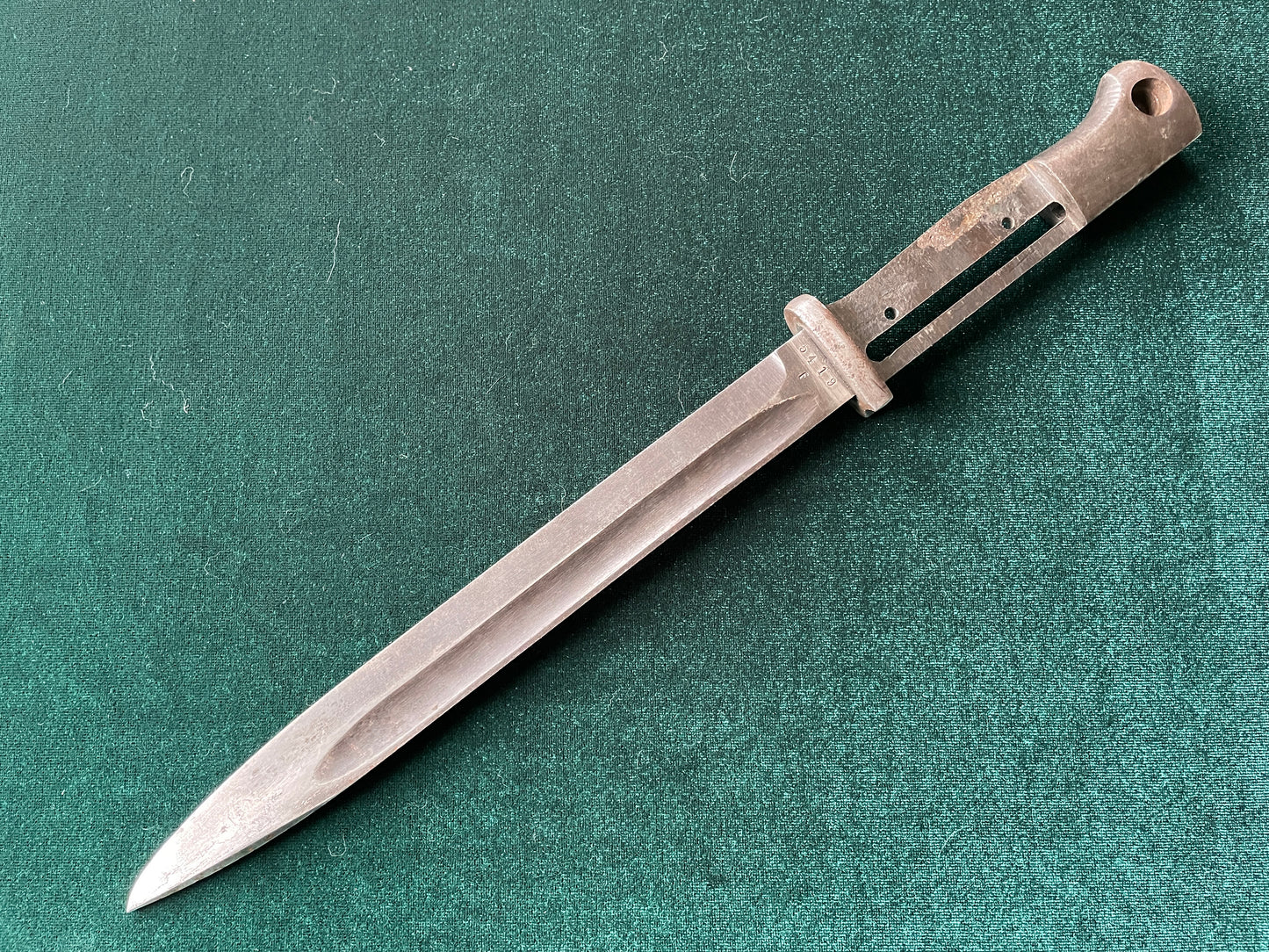 K98 bayonet, stripped. German WWII marked bayonet body