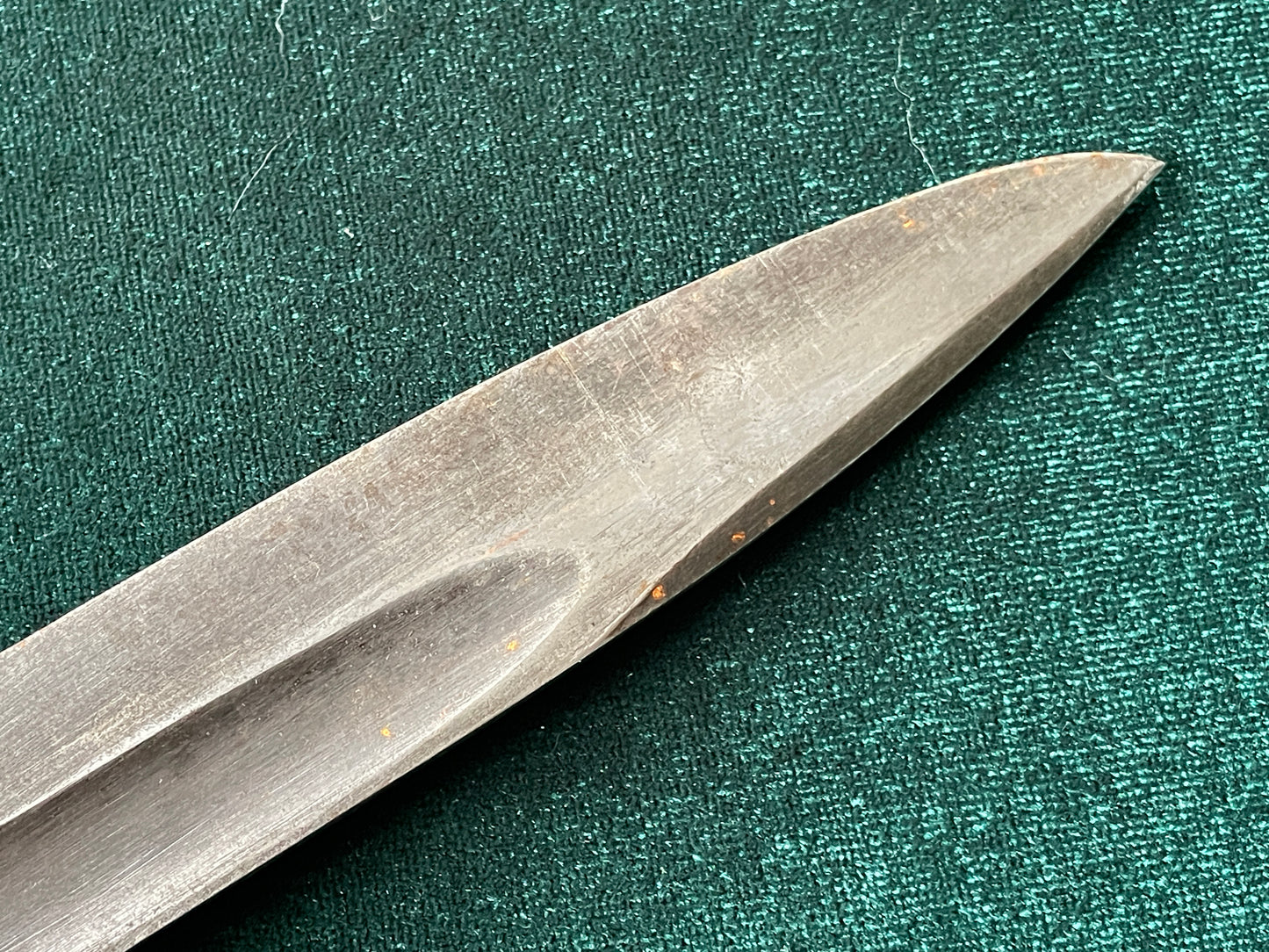 K98 bayonet, stripped. German WWII marked bayonet body