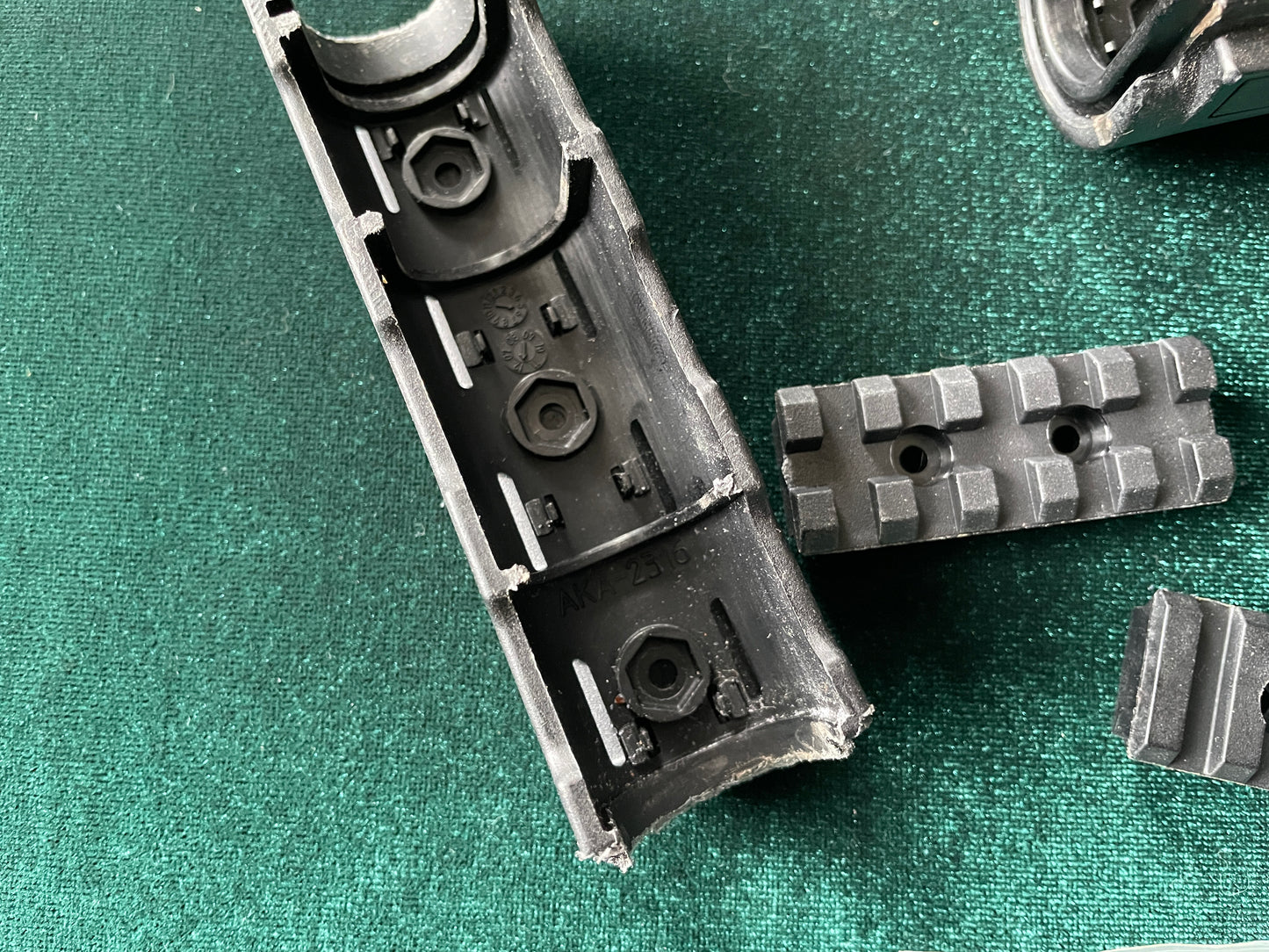 AKM polymer handguard set with rails. Free shipping.