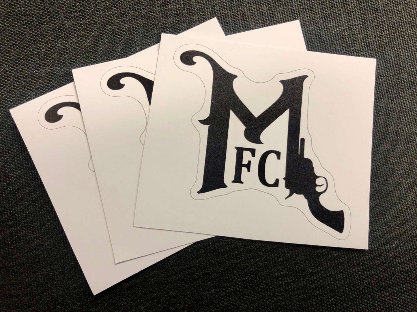Pegatina con el logo 'MFC' del Medio Oeste - Mate