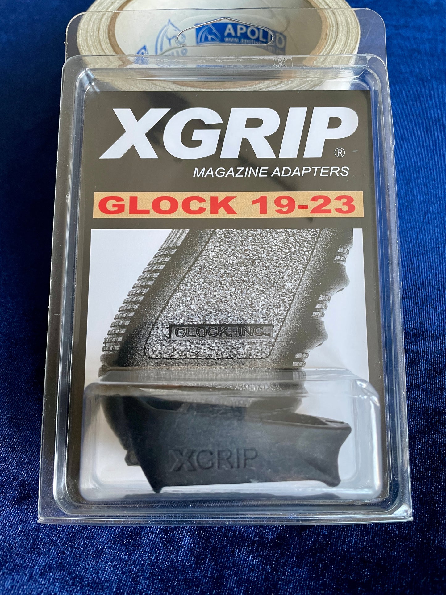 XGRIP mag adaptor for full size Glock mags in G19 or g23