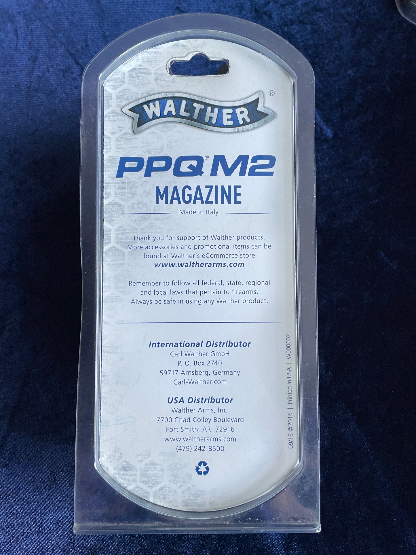 Walther PPQ 45 factory 12 rd magazine.