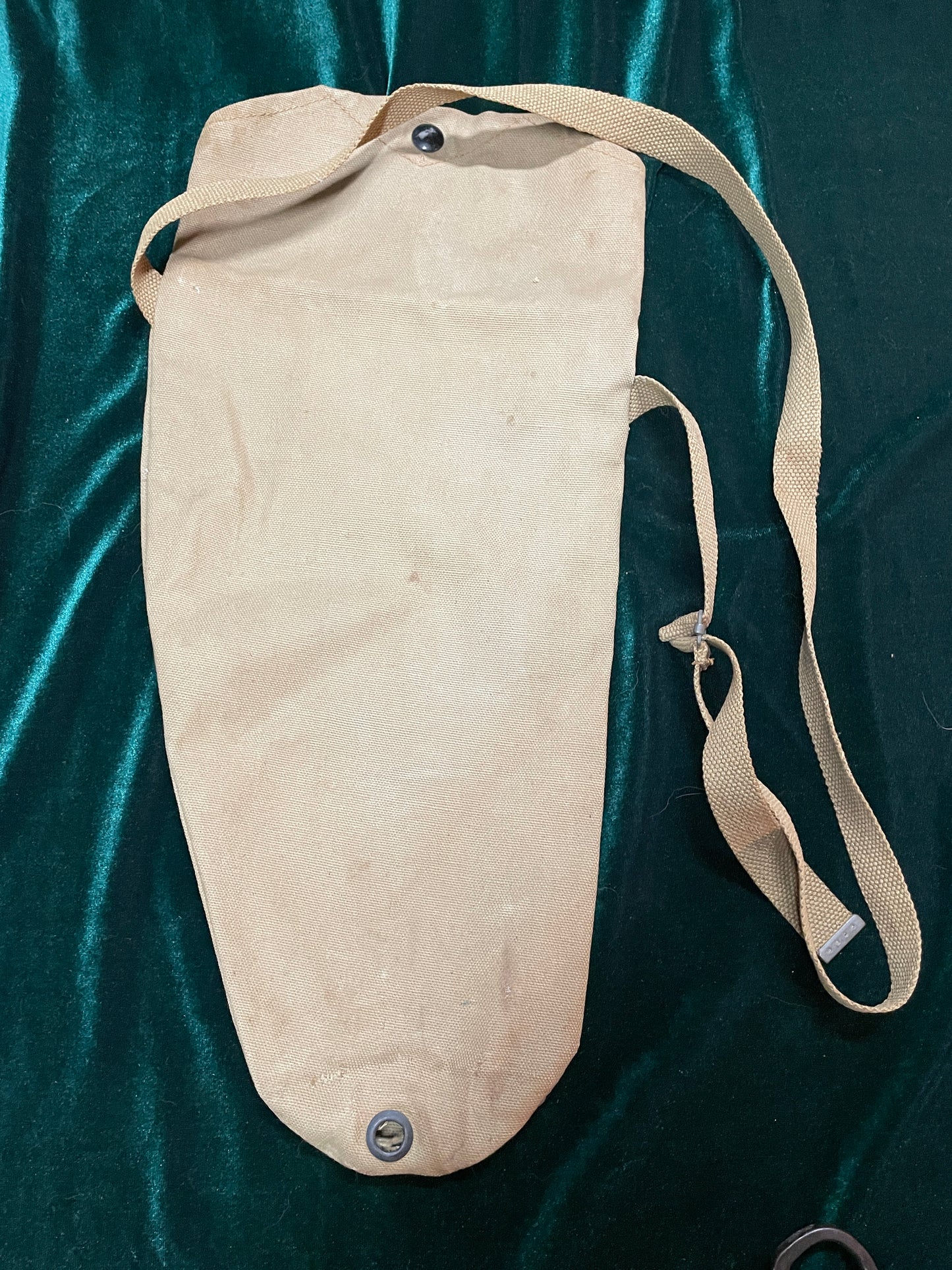 WWII era, US noncombatant gas mask pouch.